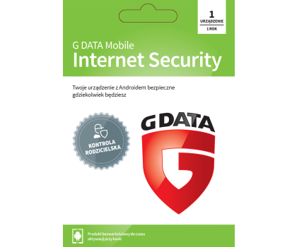 Program antywirusowy G DATA Mobile Internet Security dla Android 1 Rok 1 Urządzenie